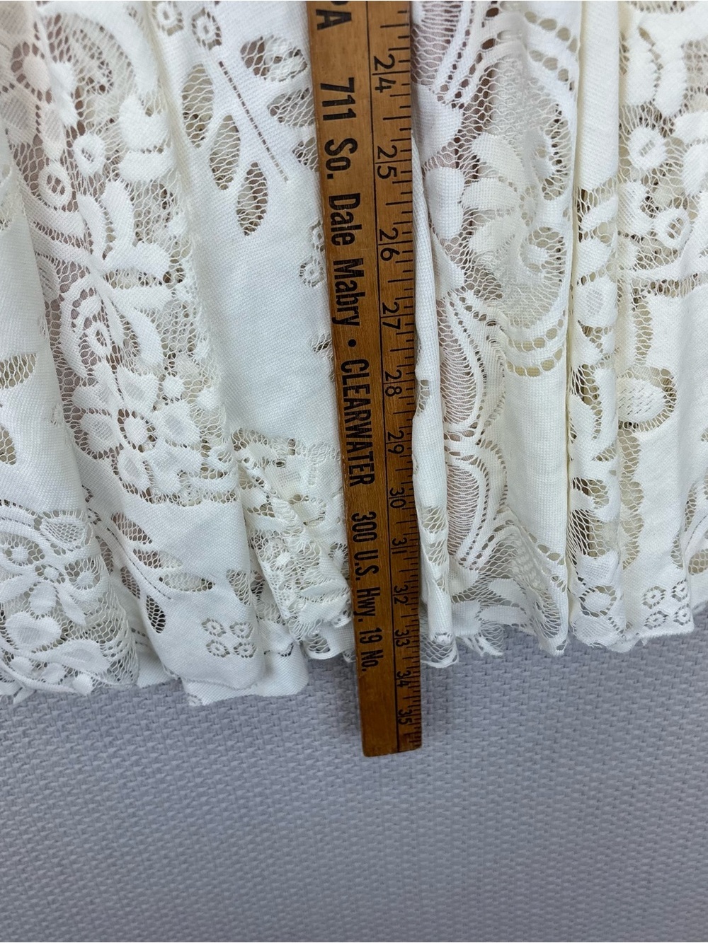 NWT Lace Lovers Folk Song Dress Free People White Whimsical Angel Fairy Boho 4 - Picture 12 of 12